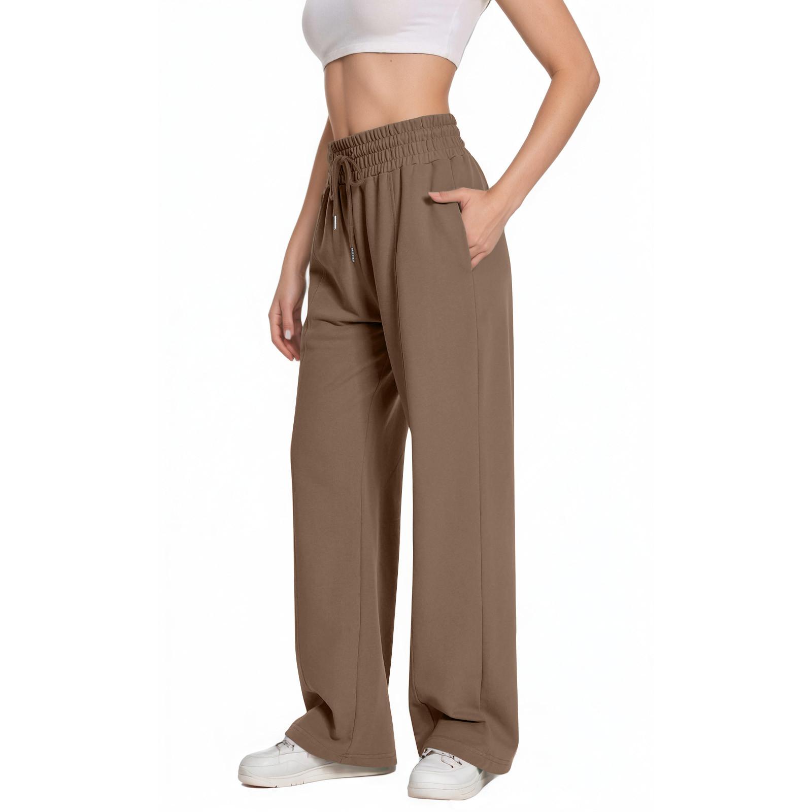 Womens High Waisted Drawstring Sweatpants Straight Leg Pants Side Hidden Pockets Sweat L коричневий
Womens High Waisted Drawstring Sweatpants Straight Leg Pants Side Hidden Pockets Sweat L коричневий
