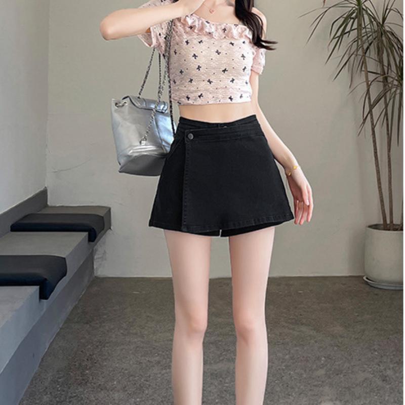 Шорты-юбка из белого денима с высокой посадкой для женщин Новые летние А-силуэта Стройнящие Широкие штанины Свободного кроя Дизайнерские Штаны-юбка XXL
Шорты-юбка из белого денима с высокой посадкой для женщин Новые летние А-силуэта Стройнящие Широкие штанины Свободного кроя Дизайнерские Штаны-юбка XXL