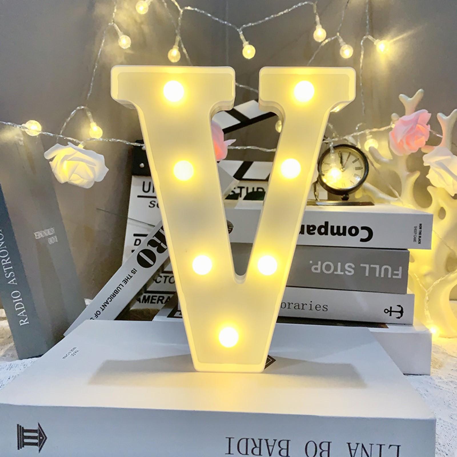 26 английских букв светодиодные огни формы свадьба день рождения счастливое признание предложение вечеринка One Size
26 английских букв светодиодные огни формы свадьба день рождения счастливое признание предложение вечеринка One Size