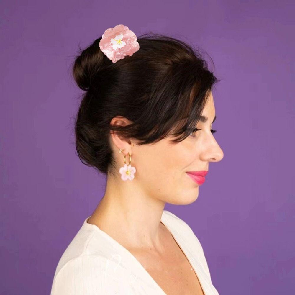Sakura Acetate Flower Hair Claw Irregular Sakura Hair Clip Sweet Flower Shark Clip Party
Sakura Acetate Flower Hair Claw Irregular Sakura Hair Clip Sweet Flower Shark Clip Party
