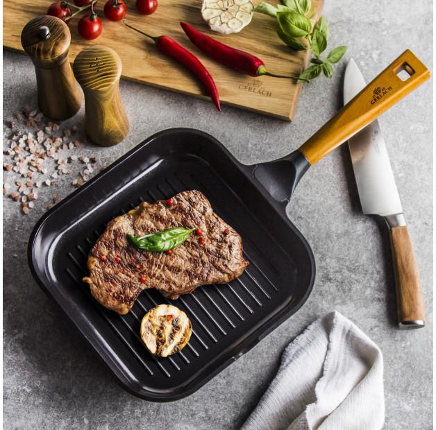 GERLACH Natur 24 x 24 см - керамическая сковорода-гриль
GERLACH Natur 24 x 24 см - керамическая сковорода-гриль