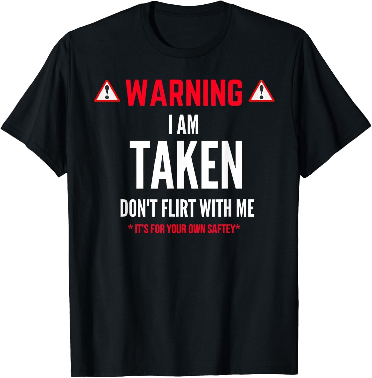 Funny Gift I_m Taken T-shirt for Men - Don_t Flirt With Me Gift Unisex T-Shirt 5XL різнокольоровий
Funny Gift I_m Taken T-shirt for Men - Don_t Flirt With Me Gift Unisex T-Shirt 5XL різнокольоровий