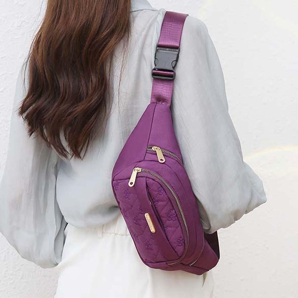 Waterproof Women Fanny Pack Large Capacity Sports Chest Bag Zipper Embroidery Bumbag Cycling
Waterproof Women Fanny Pack Large Capacity Sports Chest Bag Zipper Embroidery Bumbag Cycling