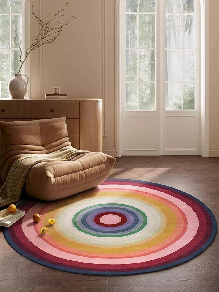 Дофаміновий Круглий Килим для Вітальні Великої Площі Кольоровий Арт Килим для Спальні Модний Просунутий Домашній Декор Килимки для Кавового Столика Alfombra Diameter 80cm
Дофаміновий Круглий Килим для Вітальні Великої Площі Кольоровий Арт Килим для Спальні Модний Просунутий Домашній Декор Килимки для Кавового Столика Alfombra Diameter 80cm