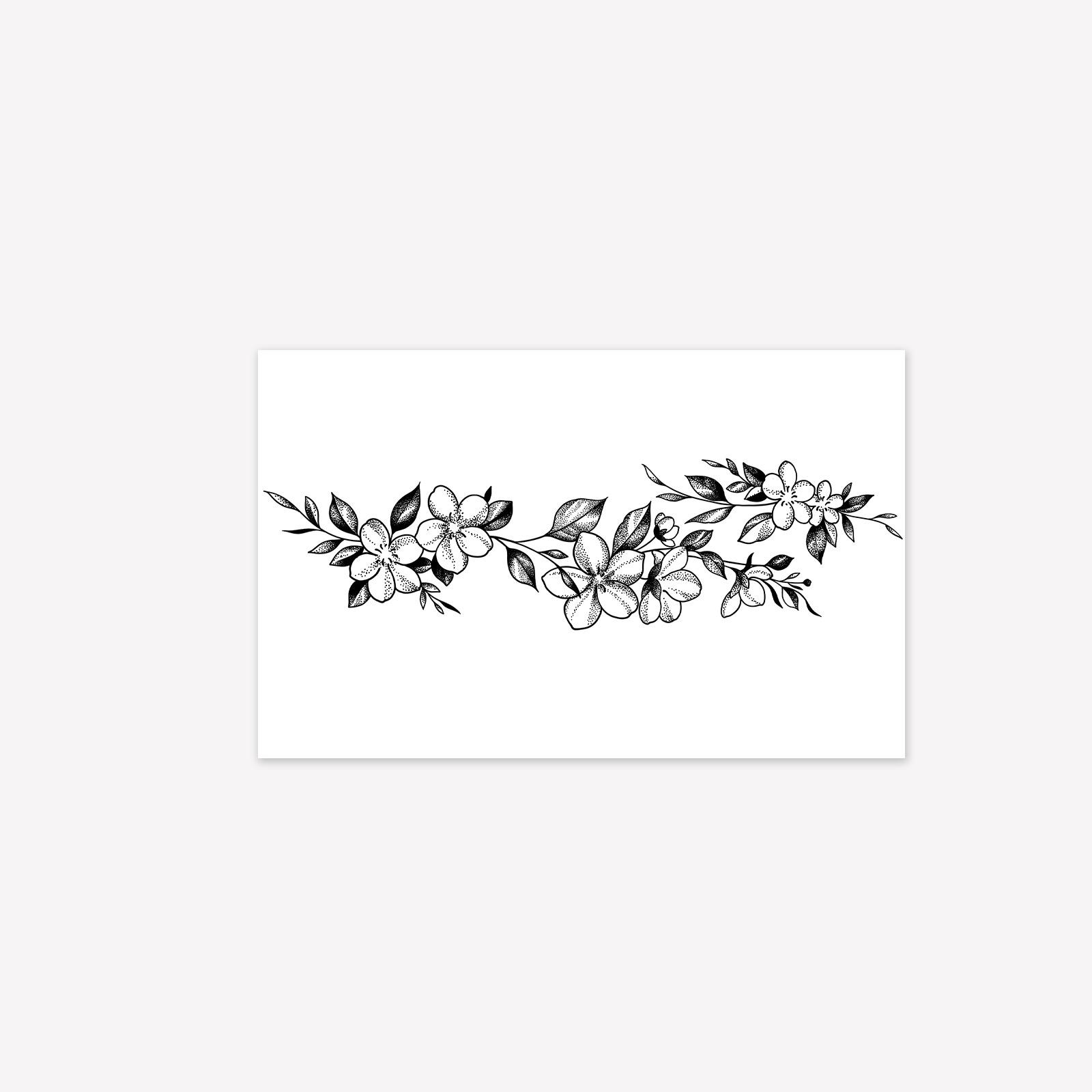 Herbal Vintage Small Fresh Plain Flower Cherry Blossom Wrap Long-Lasting Waterproof Semi-Permanent Tattoo Patch 19*12CM
Herbal Vintage Small Fresh Plain Flower Cherry Blossom Wrap Long-Lasting Waterproof Semi-Permanent Tattoo Patch 19*12CM