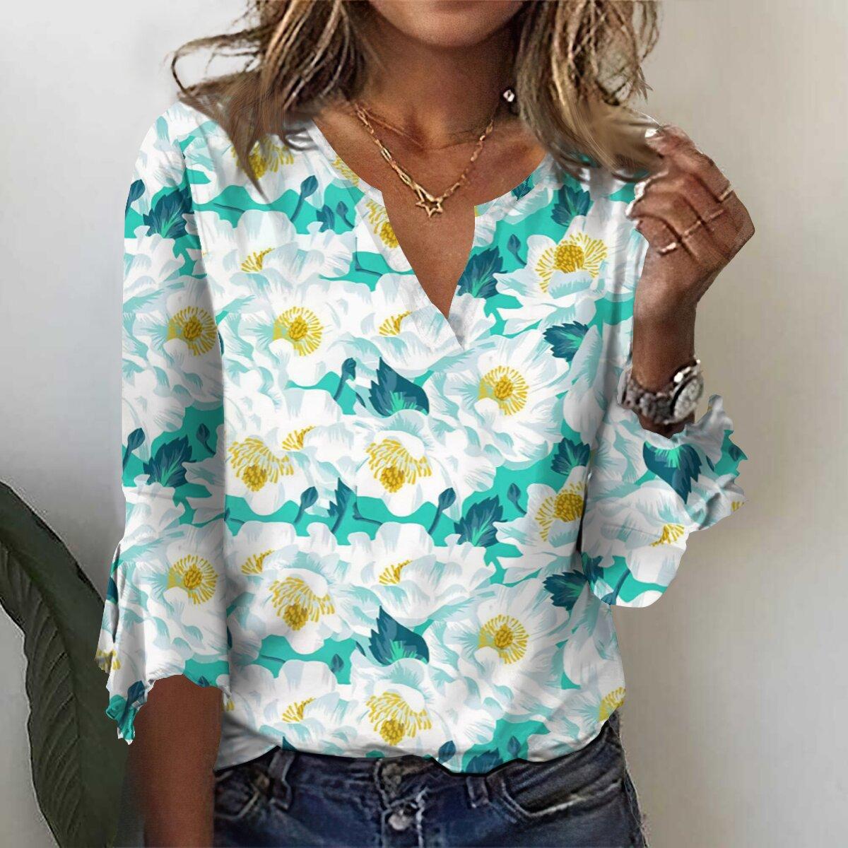 2023 Осень Новая мода Женский повседневный топ больших размеров с V-образным вырезом с рукавом 3/4
2023 Осень Новая мода Женский повседневный топ больших размеров с V-образным вырезом с рукавом 3/4