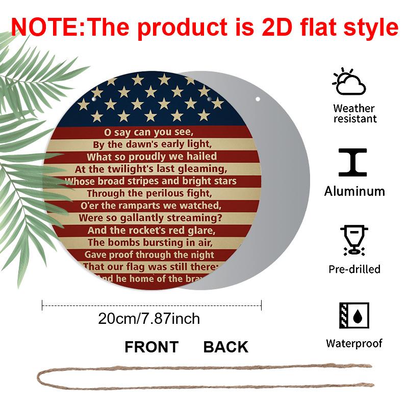 2D Flat 1pc, 8x8 in, Stars and Stripes Themed Metal Signage, Front Door Accent| Decorative Tree Artwork| Textured Metal Surface, Perfect for Room 1pc
2D Flat 1pc, 8x8 in, Stars and Stripes Themed Metal Signage, Front Door Accent| Decorative Tree Artwork| Textured Metal Surface, Perfect for Room 1pc
