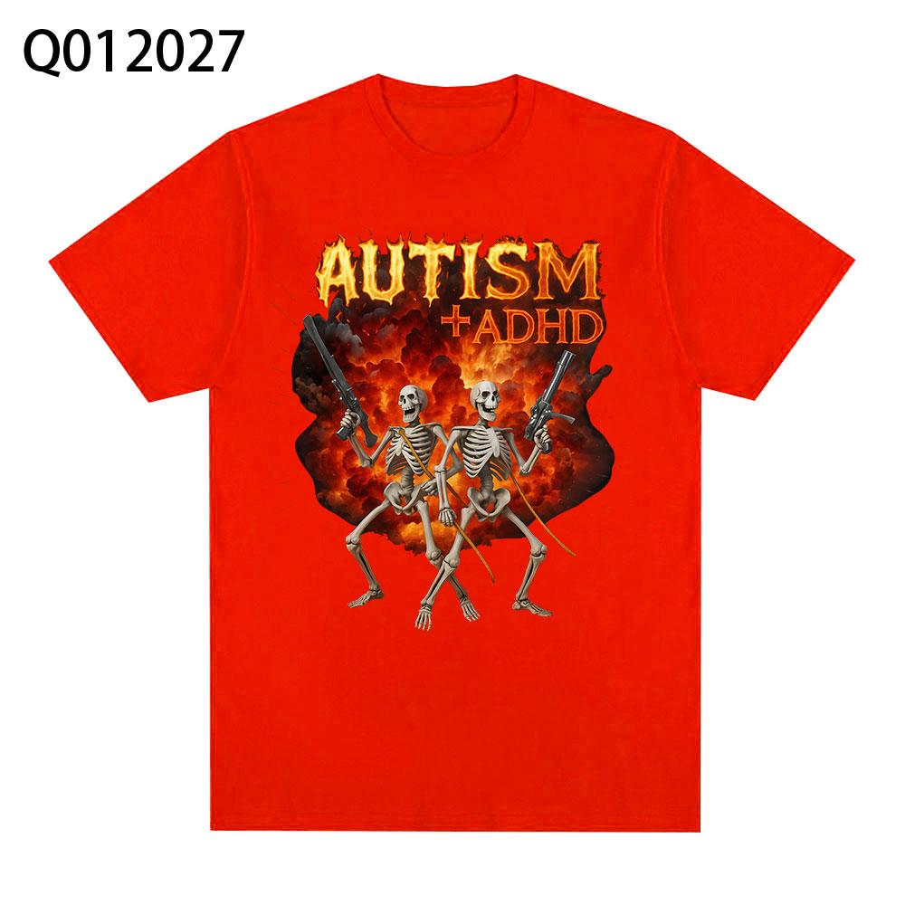 Autism ADHD Skeleton Meme T Shirt Humor Funny Skull Unisex Women Fashion Tshirt Casual 100 Cotton Short Sleeve Oversized Tshirts S
Autism ADHD Skeleton Meme T Shirt Humor Funny Skull Unisex Women Fashion Tshirt Casual 100 Cotton Short Sleeve Oversized Tshirts S
