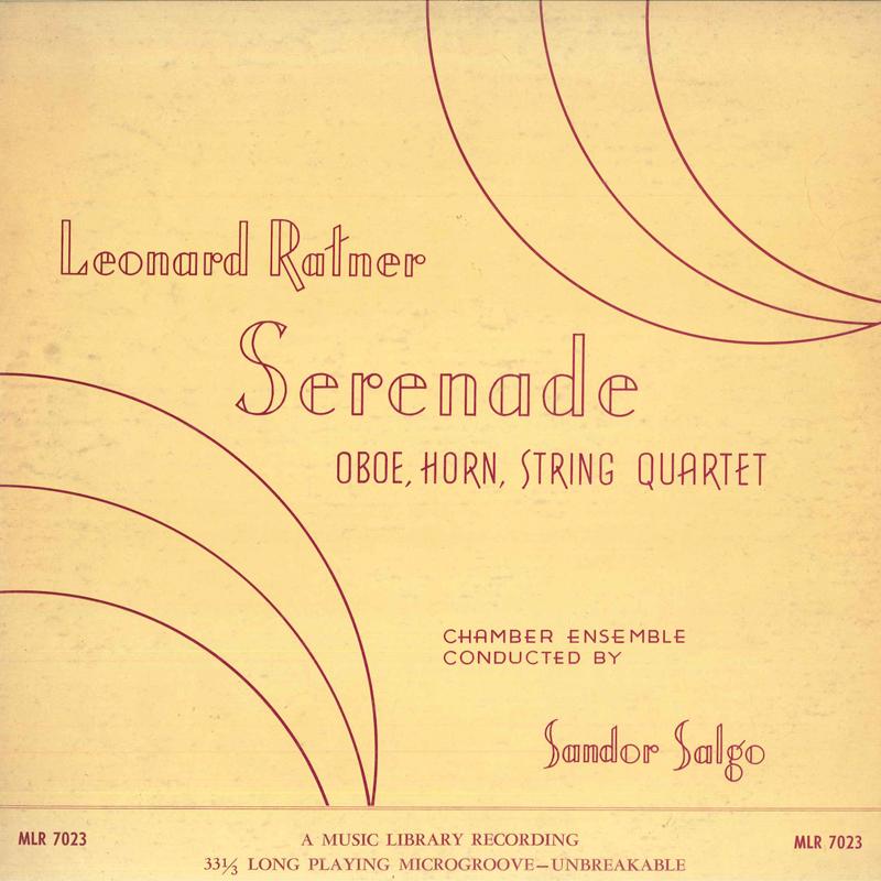 LP Record LEONARD RATNER CHAMBER MUSIC ENSEMB - Serenade For Oboe, Horn And String MLR7023 MUSIC LIBRARY Others Classical Used
LP Record LEONARD RATNER CHAMBER MUSIC ENSEMB - Serenade For Oboe, Horn And String MLR7023 MUSIC LIBRARY Others Classical Used