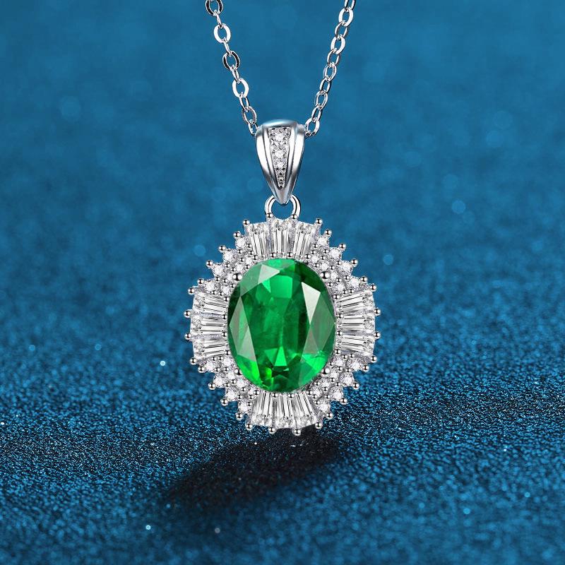 S925 Emerald, Sapphire & Ruby Pendant Necklace - Elegant Women s Fashion Jewelry 925 Silver
S925 Emerald, Sapphire & Ruby Pendant Necklace - Elegant Women s Fashion Jewelry 925 Silver