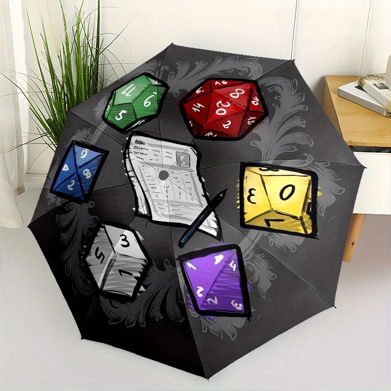 Dungeons and Dragons Automatic Folding Umbrella 8 Ribs, Durable Iron Frame, Bright Color Pattern Compact Travel Umbrella, Suitable for Outd
Dungeons and Dragons Automatic Folding Umbrella 8 Ribs, Durable Iron Frame, Bright Color Pattern Compact Travel Umbrella, Suitable for Outd