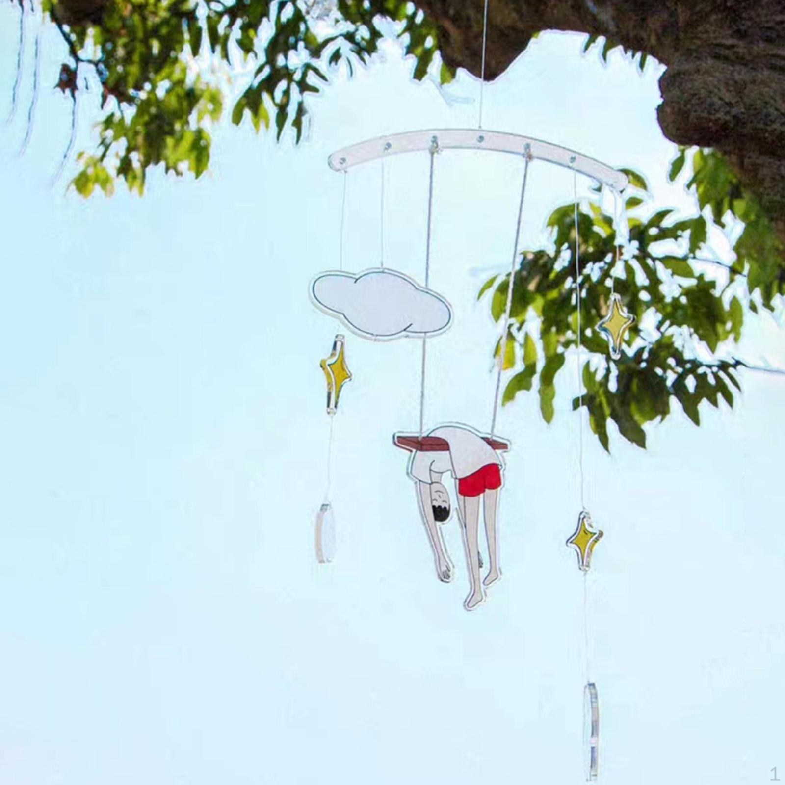 Wind Chime Outside, DIY Boy Swing, Unique Gift, Acrylic Chime,Hanging
Wind Chime Outside, DIY Boy Swing, Unique Gift, Acrylic Chime,Hanging