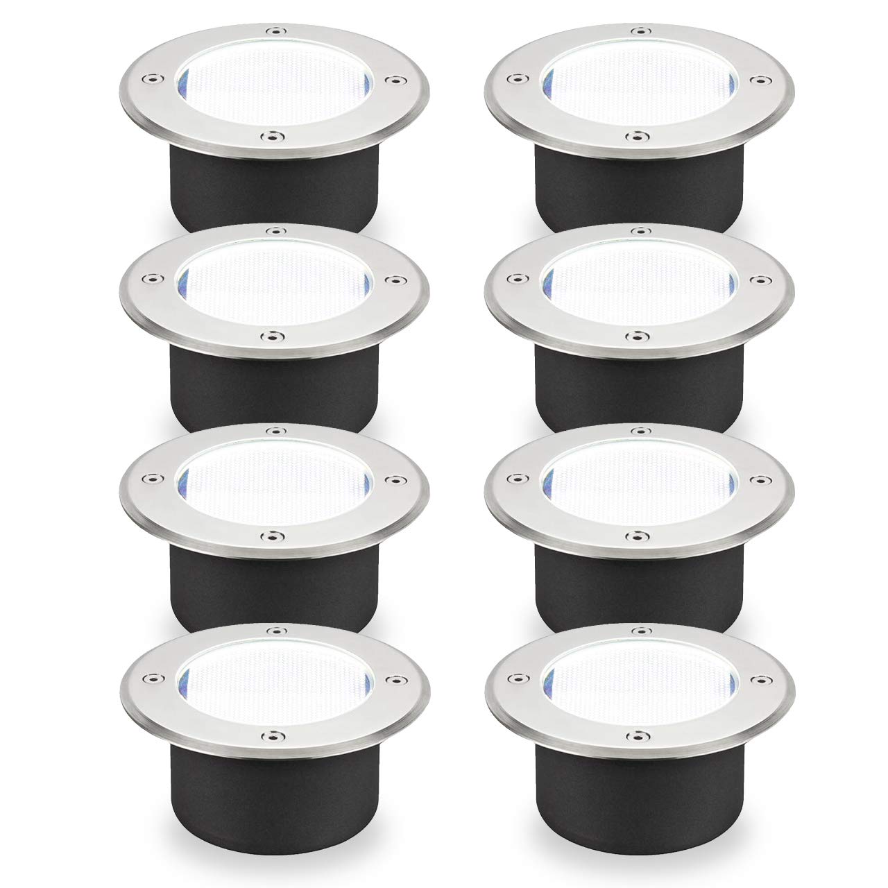 Recessed LED Garden Solar No Power Outdoor of White Light, Powered, Required, Waterproof, ESL-01/ESL-02 (Set 8, (Natural White))
Recessed LED Garden Solar No Power Outdoor of White Light, Powered, Required, Waterproof, ESL-01/ESL-02 (Set 8, (Natural White))