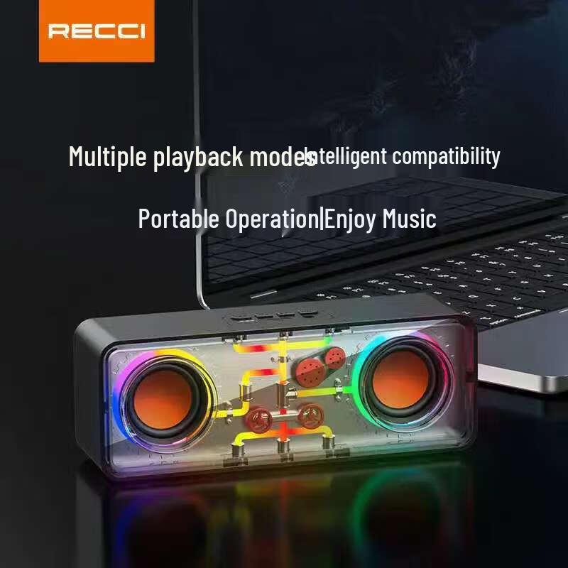 Recci RSK-W38 Stereo Bluetooth Speaker with RGB Lights
Recci RSK-W38 Stereo Bluetooth Speaker with RGB Lights
