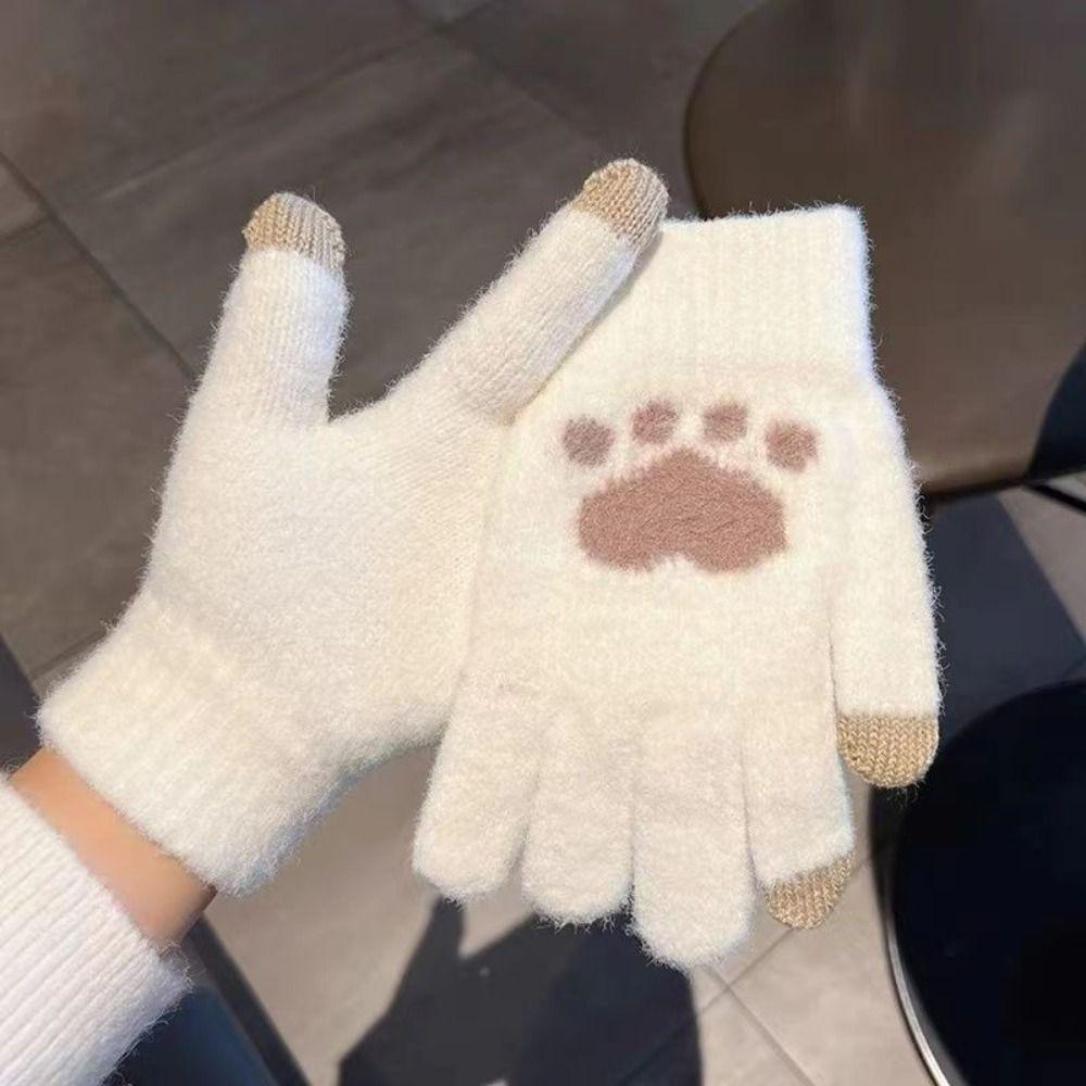 Thicken Touchscreen Gloves Wool Outdoor Cycling Gloves Fashion Knitted Wool Mittens Outdoors сірий
Thicken Touchscreen Gloves Wool Outdoor Cycling Gloves Fashion Knitted Wool Mittens Outdoors сірий