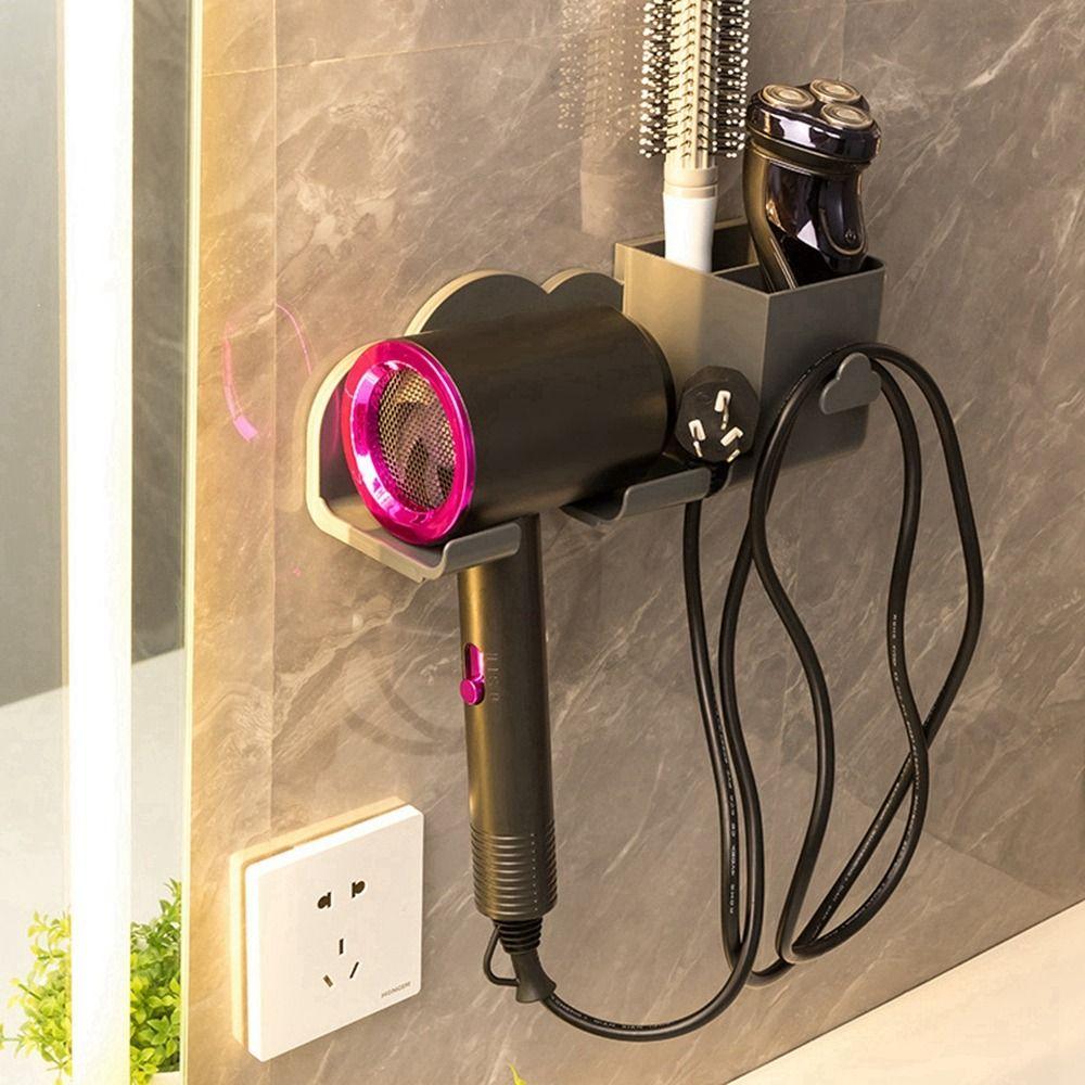 Черный держатель для фена, пластиковый органайзер для фена, простая подставка для выпрямителя для ванной комнаты
Черный держатель для фена, пластиковый органайзер для фена, простая подставка для выпрямителя для ванной комнаты
