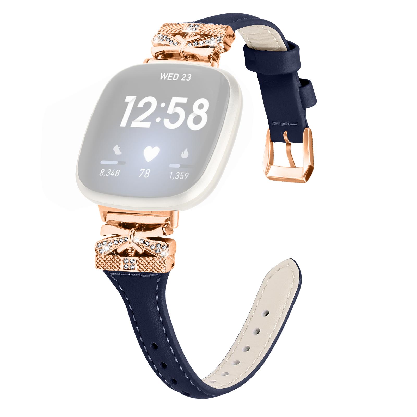 Rose Gold Buckle Band for Fitbit Versa 3/4/Sense/Sense 2 Genuine Cowhide Leather Watch Strap Dark Blue
Rose Gold Buckle Band for Fitbit Versa 3/4/Sense/Sense 2 Genuine Cowhide Leather Watch Strap Dark Blue