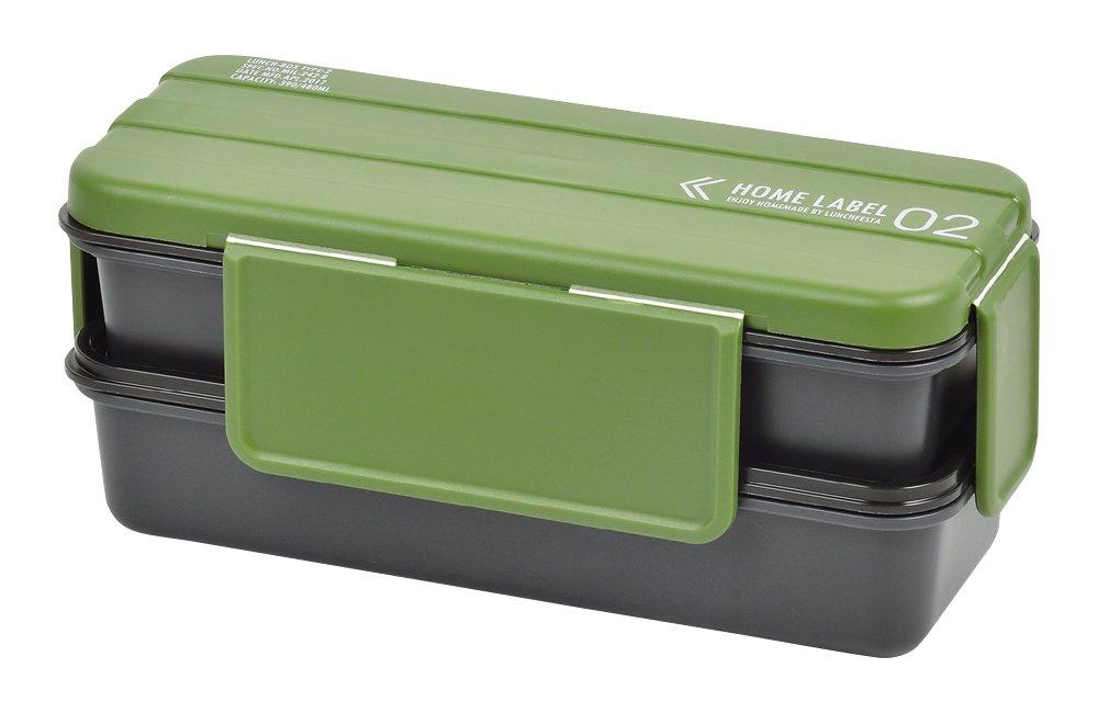 Pearl Metal Lunch Box 2 Tiers 4 Point Lock Lunch Box Khaki Green Made in Japan Home Label Men s D-438
Pearl Metal Lunch Box 2 Tiers 4 Point Lock Lunch Box Khaki Green Made in Japan Home Label Men s D-438