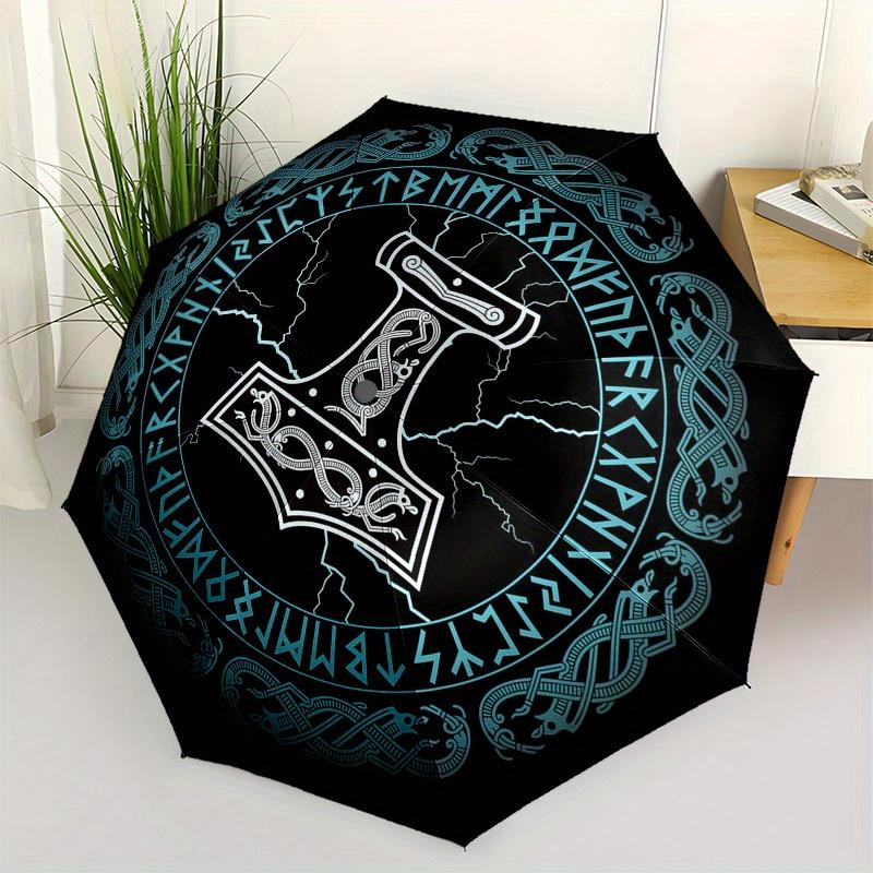 Thor s Hammer Viking Umbrella Cute Umbrella with Cute Design, Portable 3 Fold Compact Umbrella for Men & Women,S360
Thor s Hammer Viking Umbrella Cute Umbrella with Cute Design, Portable 3 Fold Compact Umbrella for Men & Women,S360
