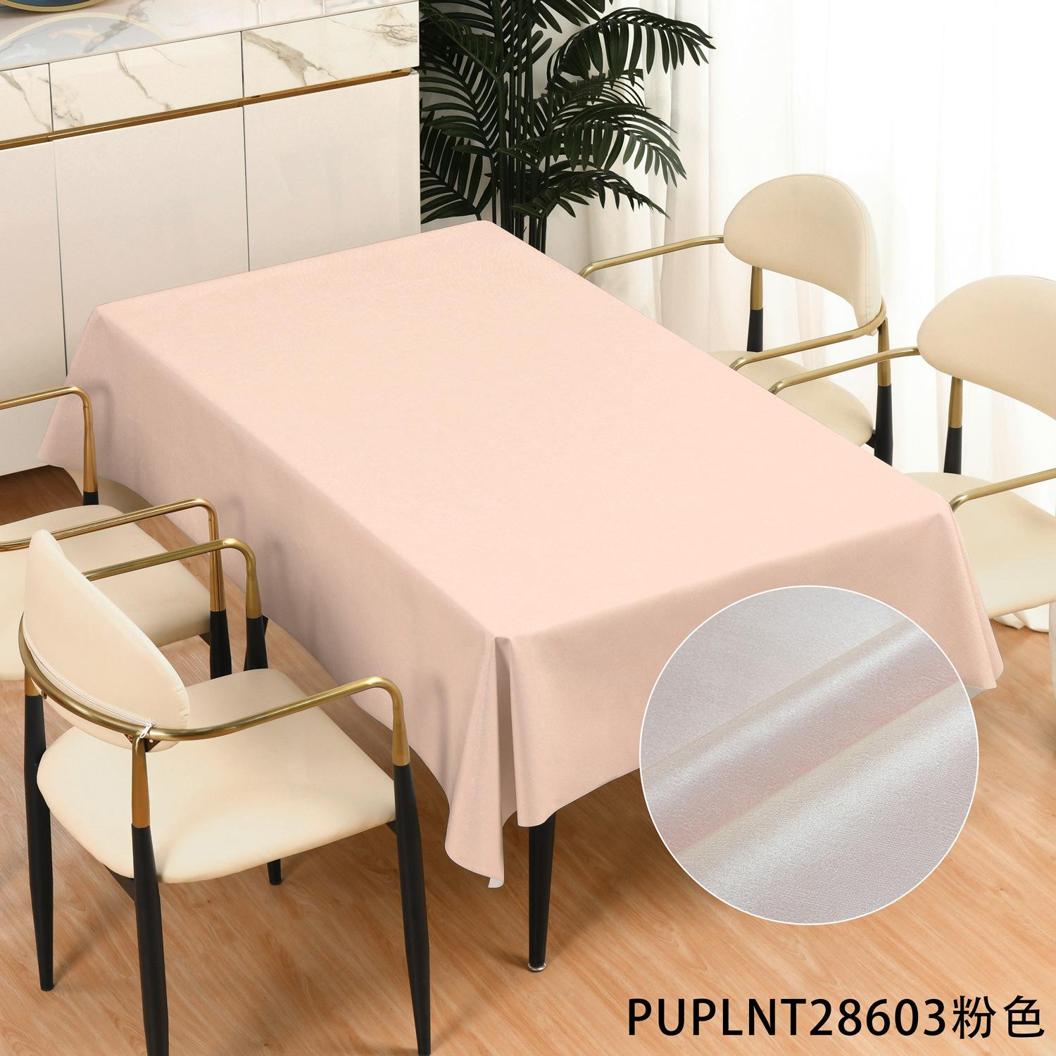 Thickened Tablecloth New Solid Color PVC Waterproof Oil Proof Wear Resistant Heat Resistant for Home Dining Tab No Wash Durable 100x160cm 1pcs рожевий
Thickened Tablecloth New Solid Color PVC Waterproof Oil Proof Wear Resistant Heat Resistant for Home Dining Tab No Wash Durable 100x160cm 1pcs рожевий