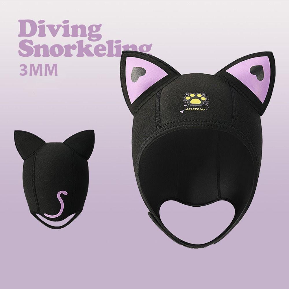 Neoprene Wetsuit Hood Cap 3MM Swimming Snorkeling Caps New Cat Ears Diving Hood рожевий
Neoprene Wetsuit Hood Cap 3MM Swimming Snorkeling Caps New Cat Ears Diving Hood рожевий