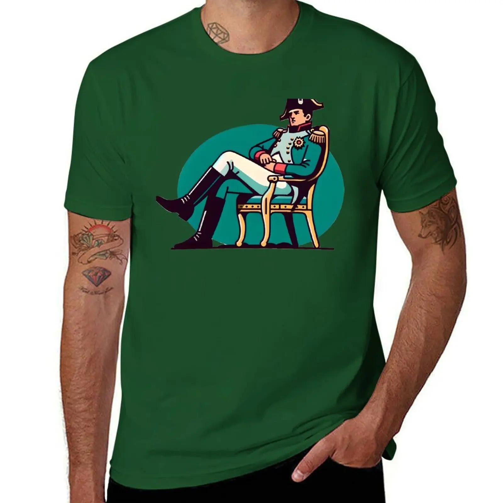 Napoleon siting on chair drawing TShirt cotton graphic tees new edition summer top anime figures Mens tshirts 4XL
Napoleon siting on chair drawing TShirt cotton graphic tees new edition summer top anime figures Mens tshirts 4XL