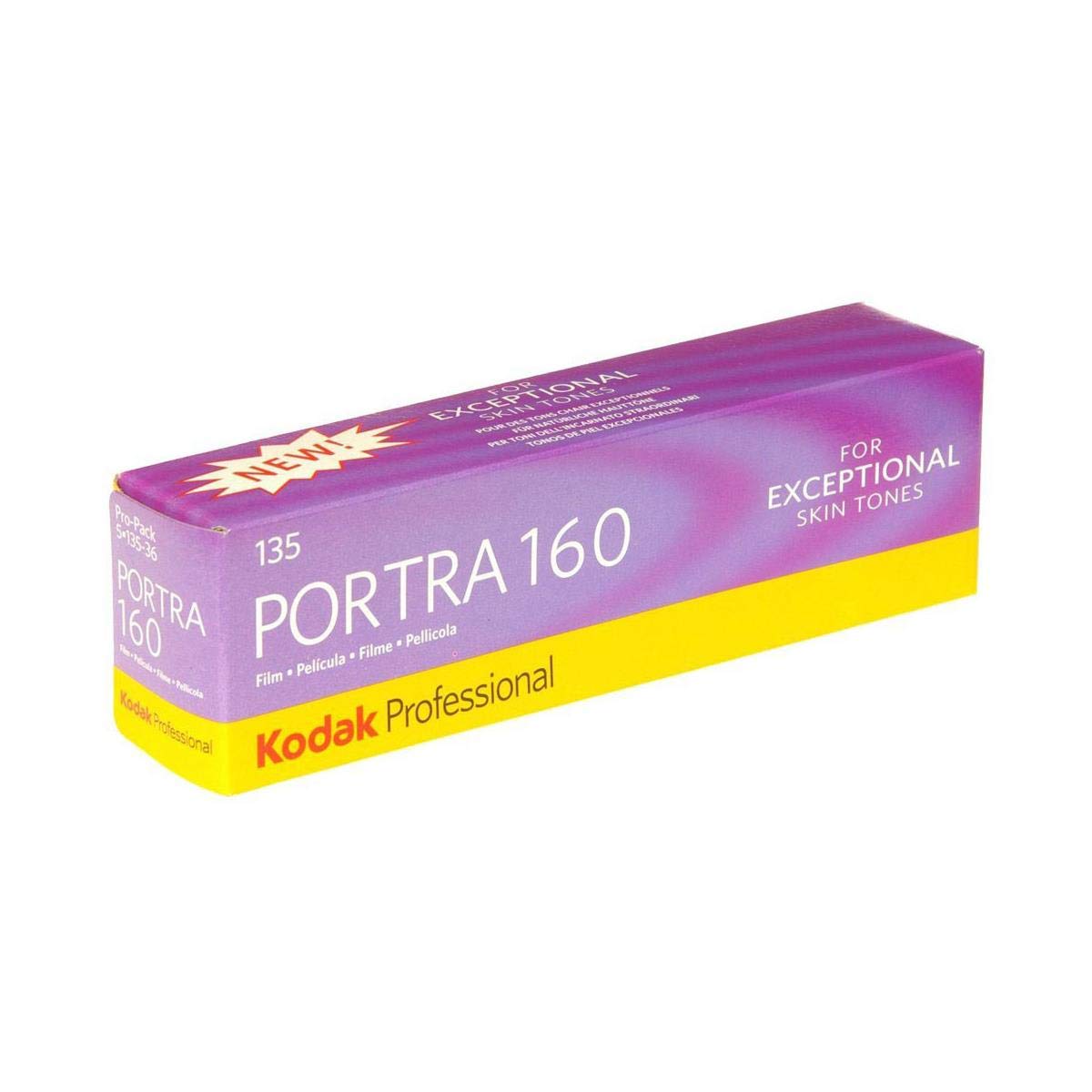 Кольорова негативна плівка Kodak Professional 35 мм Portra 160 36 аркушів 5 упаковок 6031959 жовтий
Кольорова негативна плівка Kodak Professional 35 мм Portra 160 36 аркушів 5 упаковок 6031959 жовтий