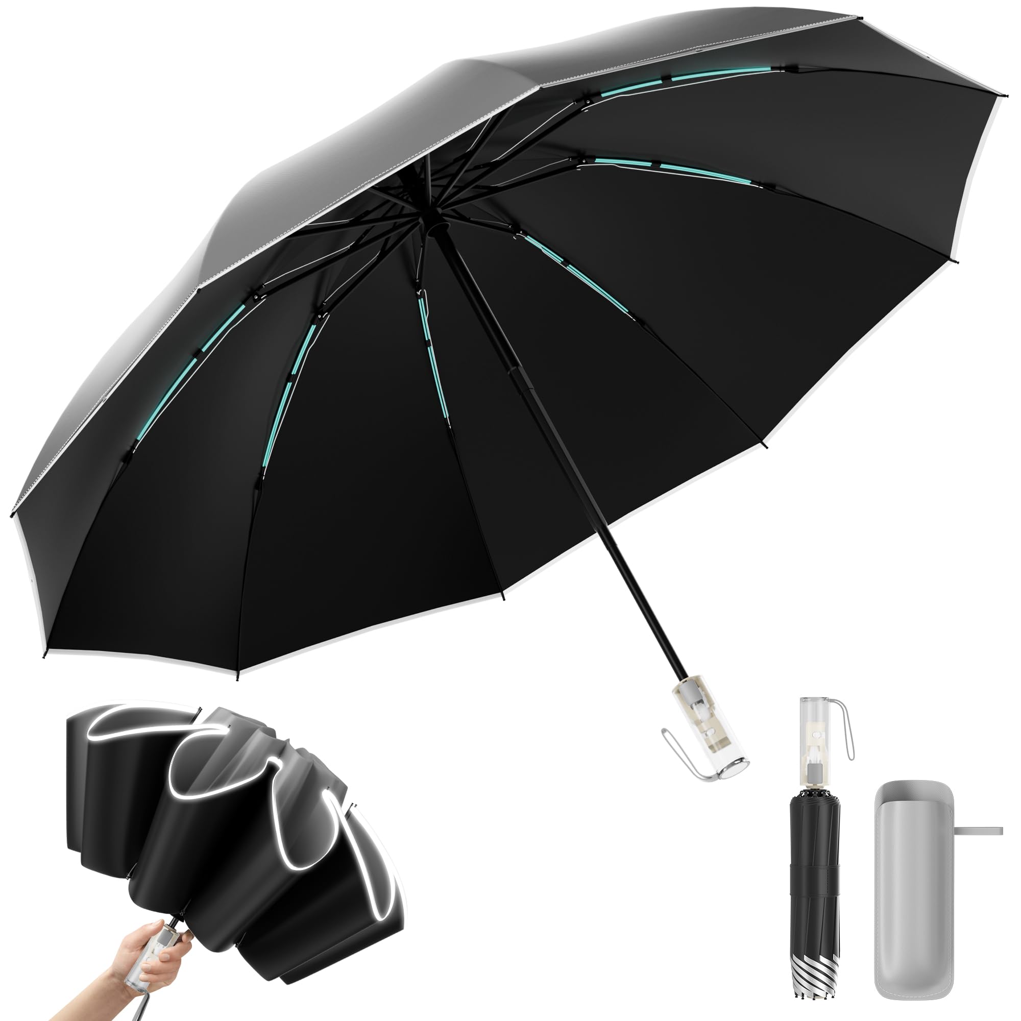 in Zaahir folding automatic opening and for use in rainy or snowy light UV UV heat stroke protects the 10 strong wind rainy season super water easy to сірий колір
in Zaahir folding automatic opening and for use in rainy or snowy light UV UV heat stroke protects the 10 strong wind rainy season super water easy to сірий колір