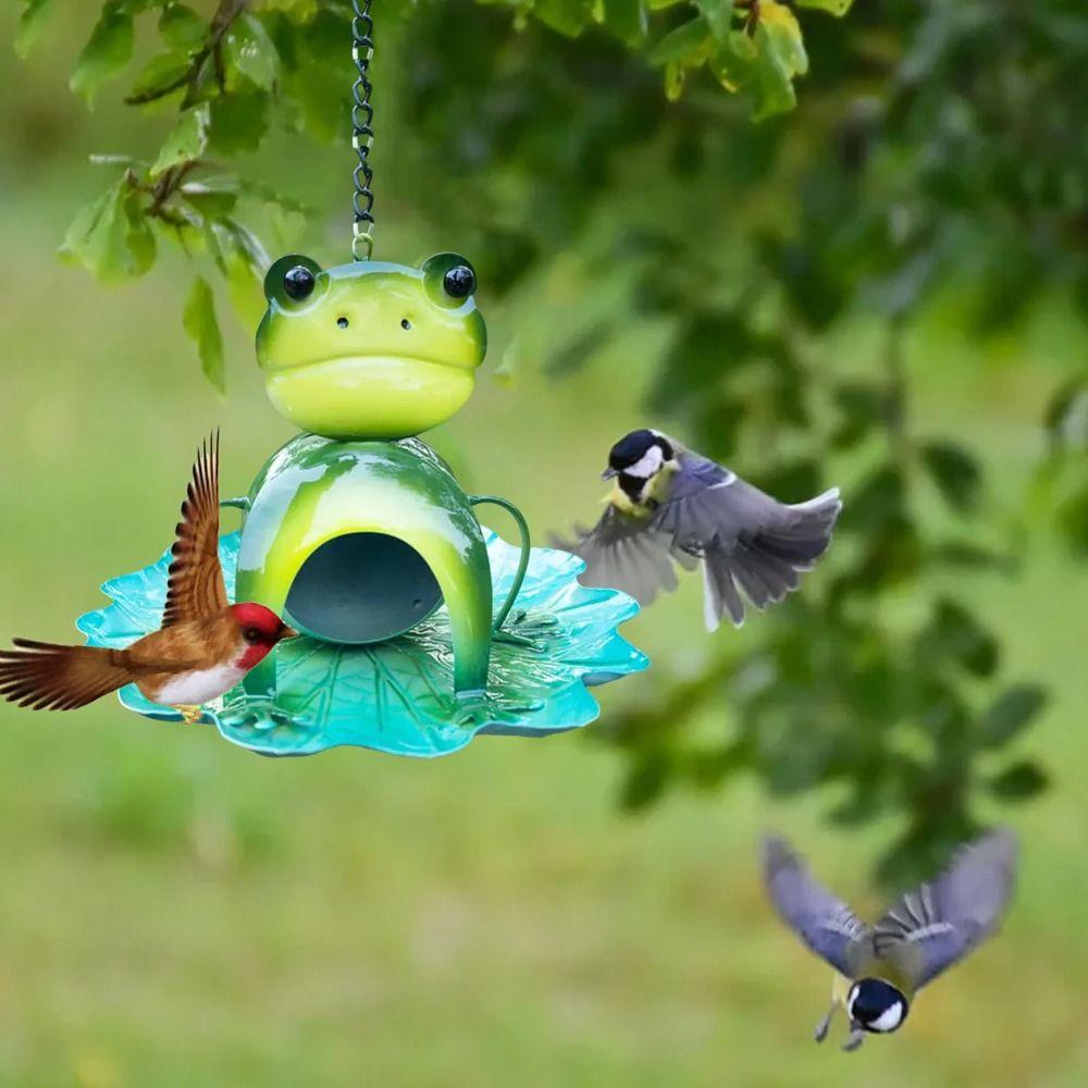 Frog Shaped Bird Feeder Cute Bird Feeding Dish Feeding Container Bird Water Bowl Hummingbird Frog
Frog Shaped Bird Feeder Cute Bird Feeding Dish Feeding Container Bird Water Bowl Hummingbird Frog