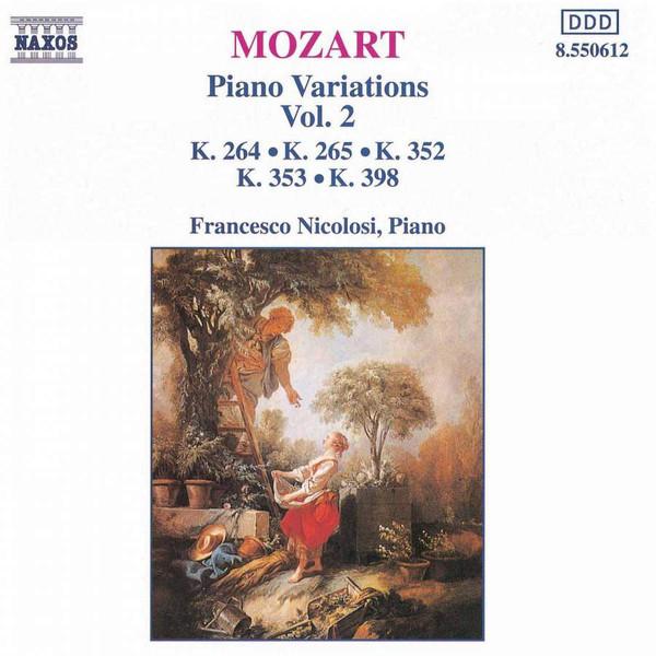 CD WOLFGANG AMADEUS MOZART; FRANCESCO - Mozart;Piano Vars.K264/265 8550612 Naxos 1993 Germany Classical Used
CD WOLFGANG AMADEUS MOZART; FRANCESCO - Mozart;Piano Vars.K264/265 8550612 Naxos 1993 Germany Classical Used