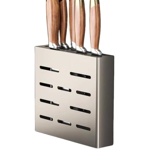 JBJSHHY Stainless Steel Knife Rack, Kitchen Knife Wall-Mounted Storage Box, Home Storage Rack, Knife Rack (Gun Gray)
JBJSHHY Stainless Steel Knife Rack, Kitchen Knife Wall-Mounted Storage Box, Home Storage Rack, Knife Rack (Gun Gray)