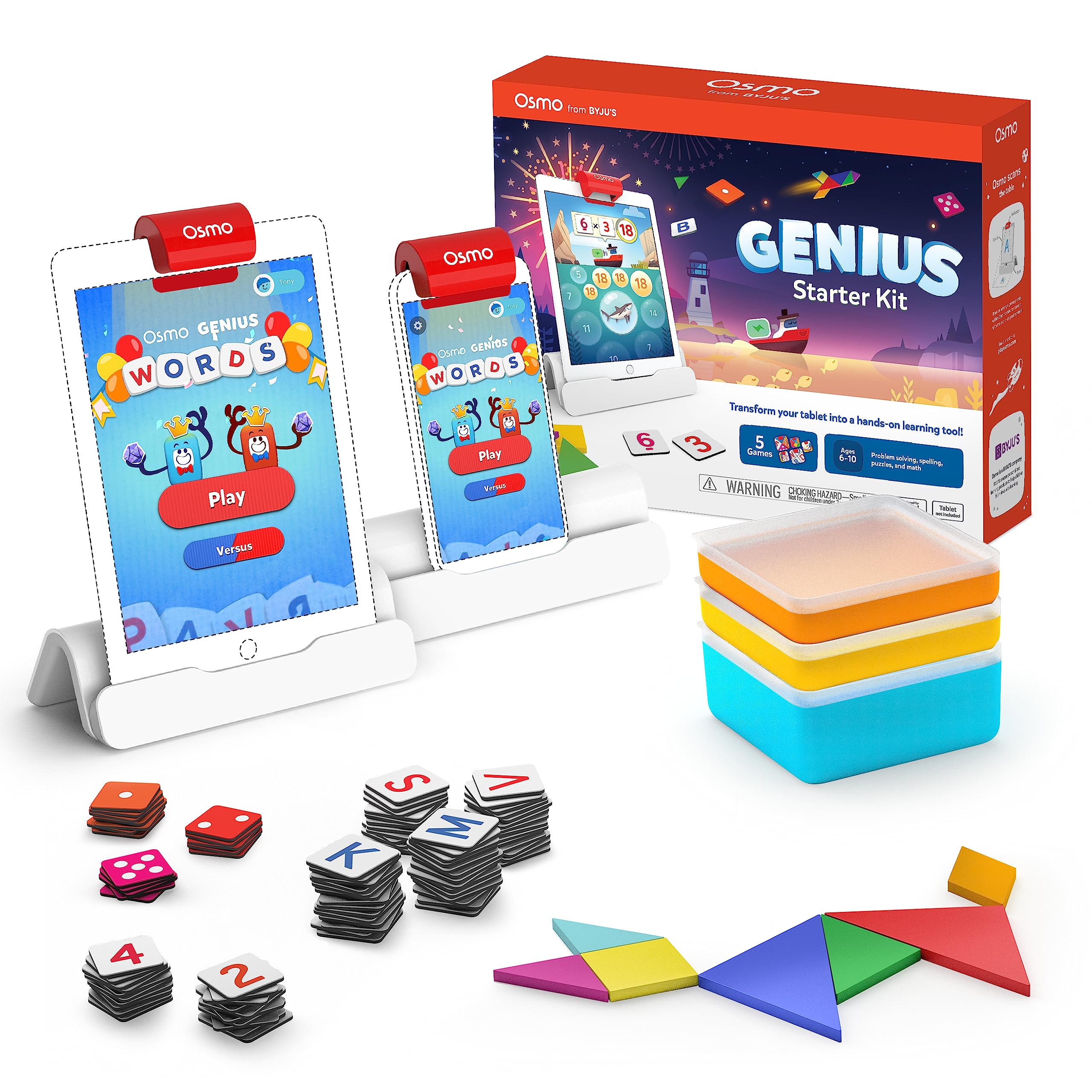 Osmo Genius Starter Kit for iPad (New Version) - Ages 6-10 - (Includes Osmo Base) Parallel Import
Osmo Genius Starter Kit for iPad (New Version) - Ages 6-10 - (Includes Osmo Base) Parallel Import