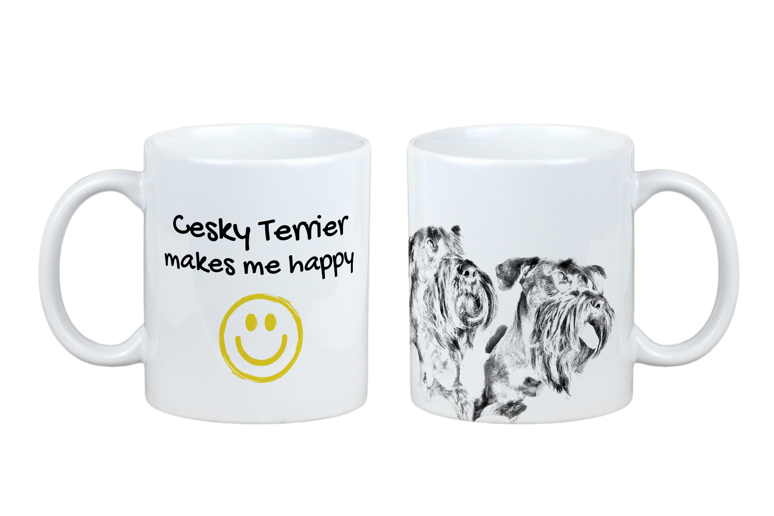 Cesky Terrier, Czech Terrier, Bohemian Terrier - cup with a dog, cheerful cup for a dog lover, personalized gift from the Art-Dog brand білий
Cesky Terrier, Czech Terrier, Bohemian Terrier - cup with a dog, cheerful cup for a dog lover, personalized gift from the Art-Dog brand білий