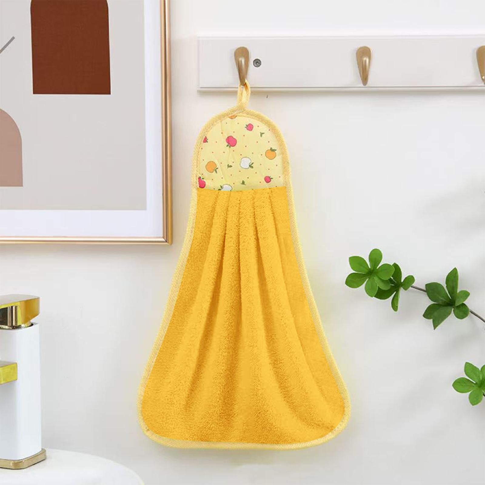 Кухонное полотенце из кораллового флиса, настенное, милое полотенце и тряпка One Size