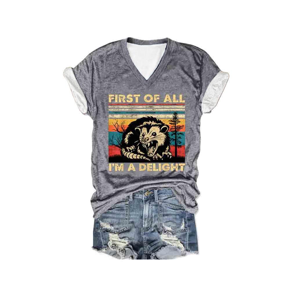 Women s 3D digital printed women s spring and summer slim fit comfortable top V-neck T-shirt angry 3416 S
Women s 3D digital printed women s spring and summer slim fit comfortable top V-neck T-shirt angry 3416 S