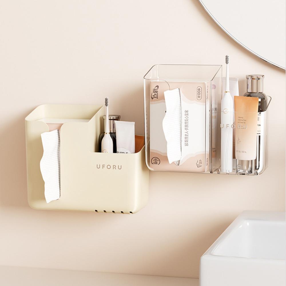 Suction Cup Wall-Mounted Tissue Box Transparent Napkin Storage Box Creative Paper Holder Bathroom прозорий
Suction Cup Wall-Mounted Tissue Box Transparent Napkin Storage Box Creative Paper Holder Bathroom прозорий