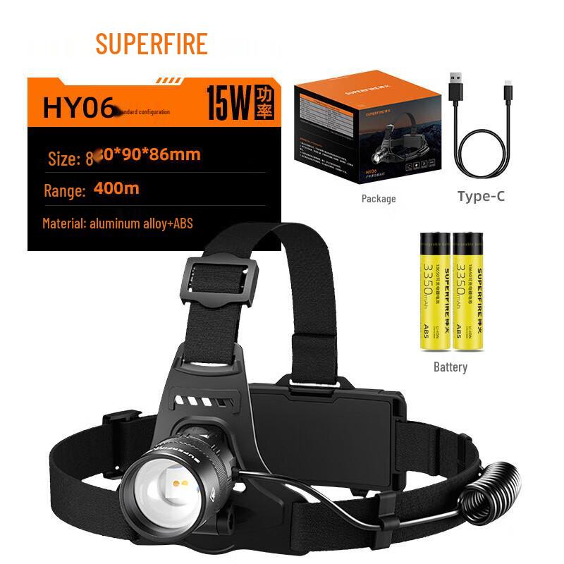 Shenhuo HY06 Dual Color Rechargeable Induction Headlamp
Shenhuo HY06 Dual Color Rechargeable Induction Headlamp