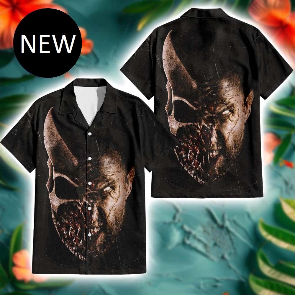 Slaughter To Prevail Grizzly Album Cover Summer Hawaiian Shirt L
Slaughter To Prevail Grizzly Album Cover Summer Hawaiian Shirt L