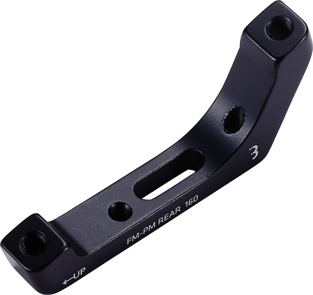 BBB Disc Brake Adapter Black Compatible with Rotor Power Mount Rear Flat Mount Conversion 140/160mm Mount/Post BBS-97R
BBB Disc Brake Adapter Black Compatible with Rotor Power Mount Rear Flat Mount Conversion 140/160mm Mount/Post BBS-97R