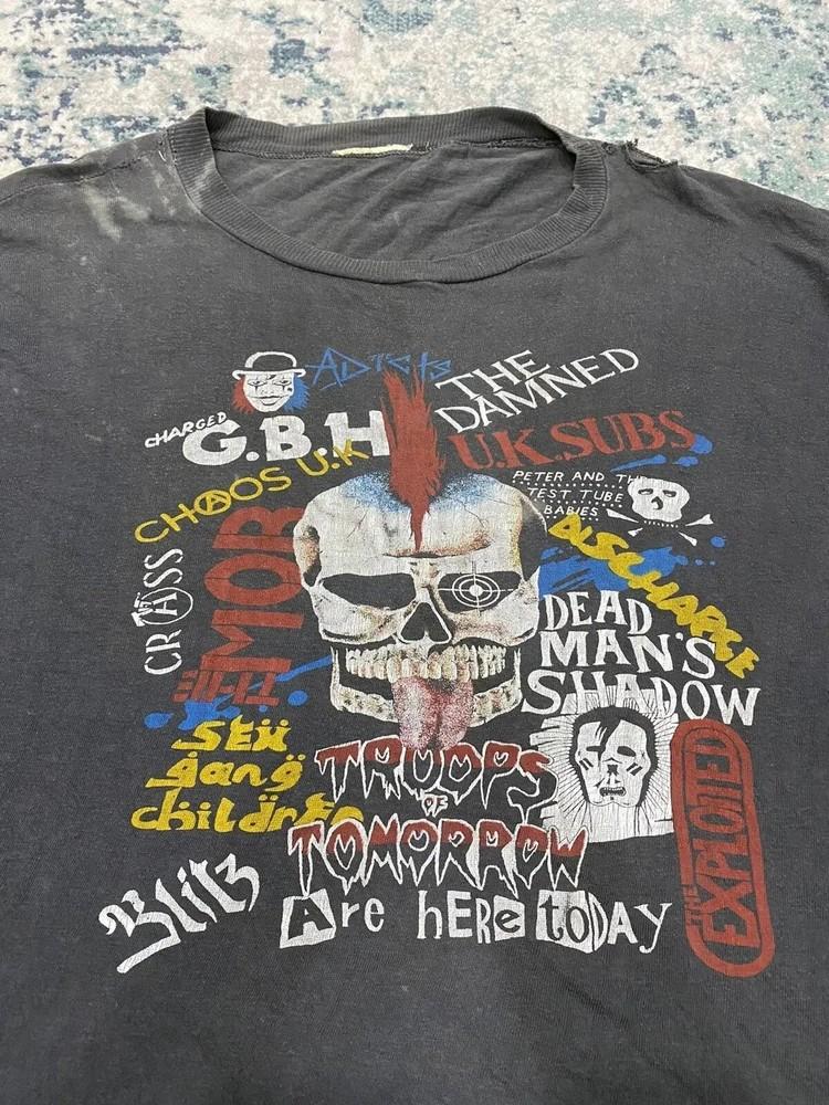 Vintage 70s Punk Band Uk Subs The Adicts Chaos Uk short sleeve shirt S-5XL Unisex T-Shirt L
Vintage 70s Punk Band Uk Subs The Adicts Chaos Uk short sleeve shirt S-5XL Unisex T-Shirt L
