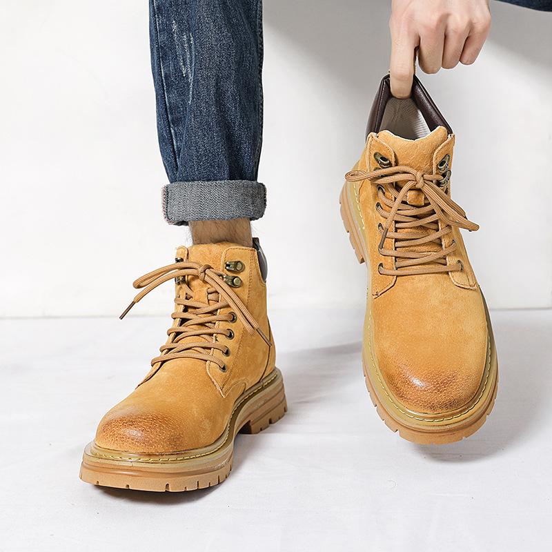 Martin boots men s 2025 autumn and winter new leather Martin boots foreign trade men s mid-top shoes men s shoes trendy shoes men 38 коричневий
Martin boots men s 2025 autumn and winter new leather Martin boots foreign trade men s mid-top shoes men s shoes trendy shoes men 38 коричневий