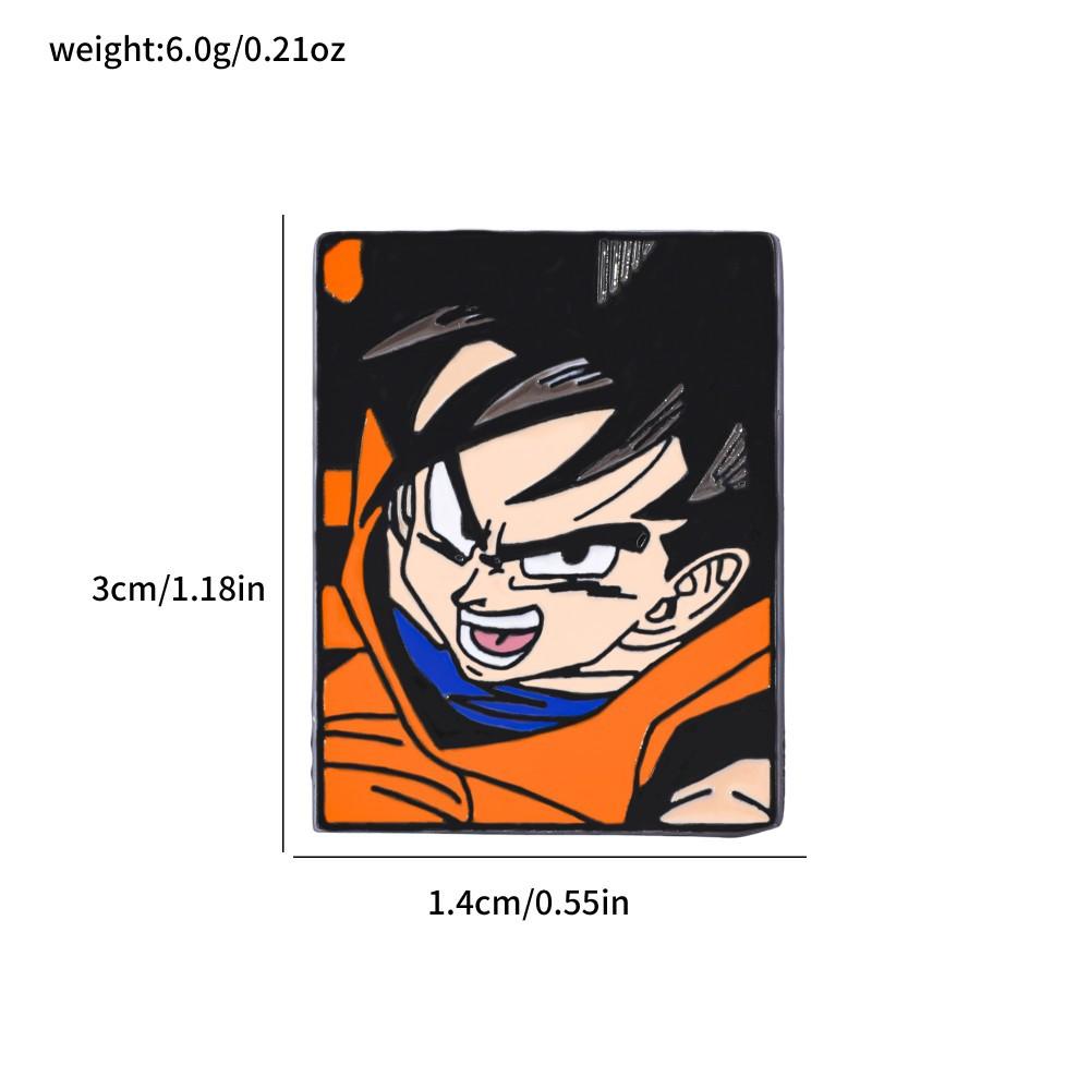 Japanese Fantasy Adventure Anime Dragon Ball Metal Badge Dragon Ball Sun Wukong Alloy Brooch Bag
Japanese Fantasy Adventure Anime Dragon Ball Metal Badge Dragon Ball Sun Wukong Alloy Brooch Bag