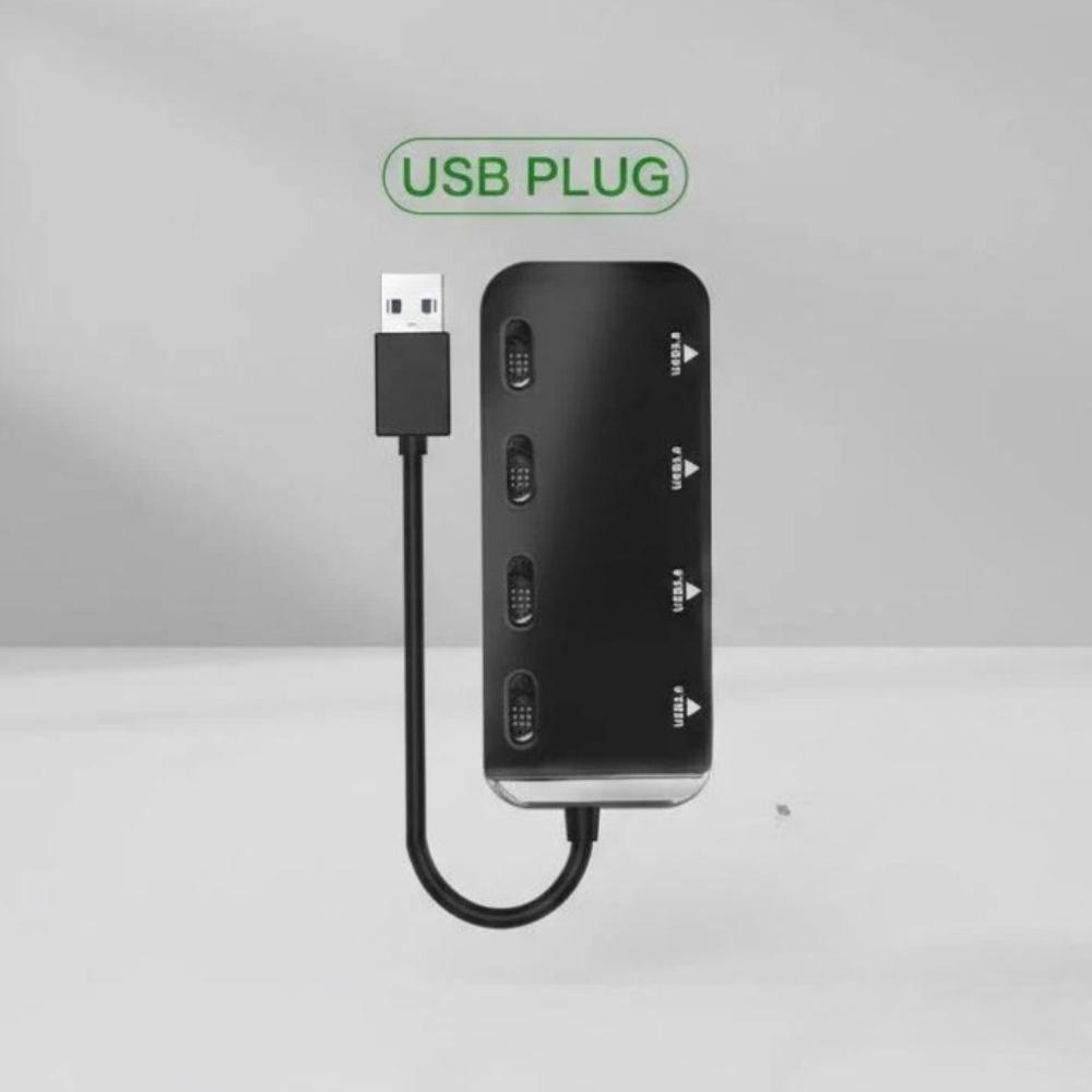Ultra Slim USB 3.0 Hub 4 Ports High Speed Data Extender Adapter with Individual Power Switches
Ultra Slim USB 3.0 Hub 4 Ports High Speed Data Extender Adapter with Individual Power Switches