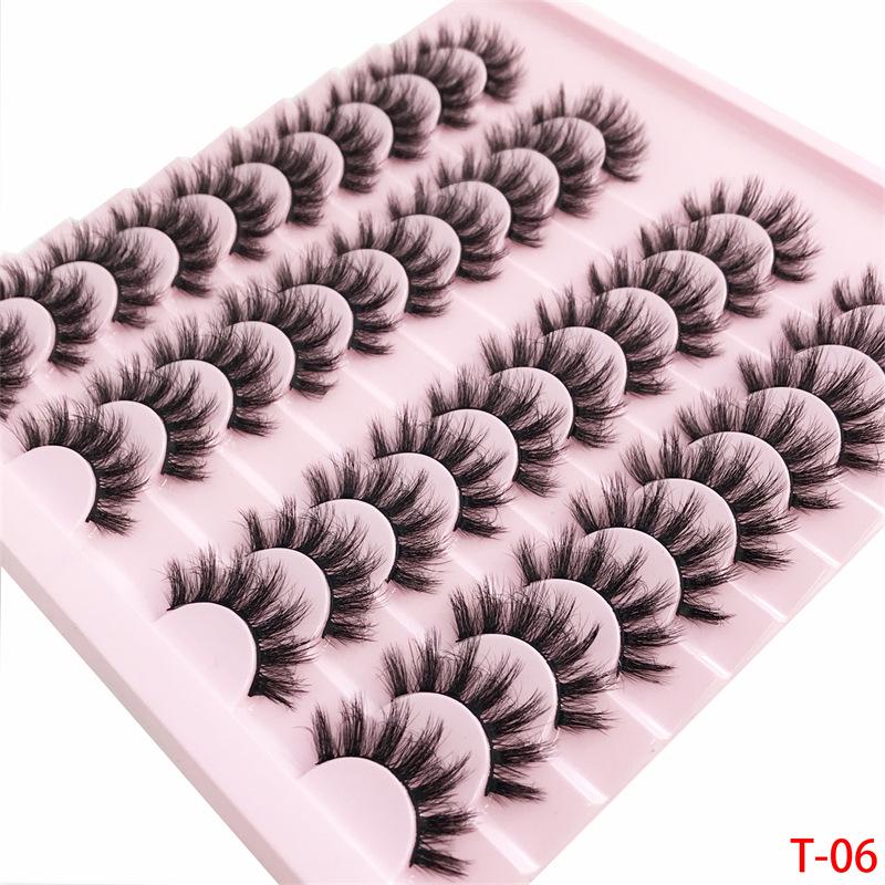 20 Pairs of Dense, Natural-Looking European & American Style False Eyelashes
20 Pairs of Dense, Natural-Looking European & American Style False Eyelashes