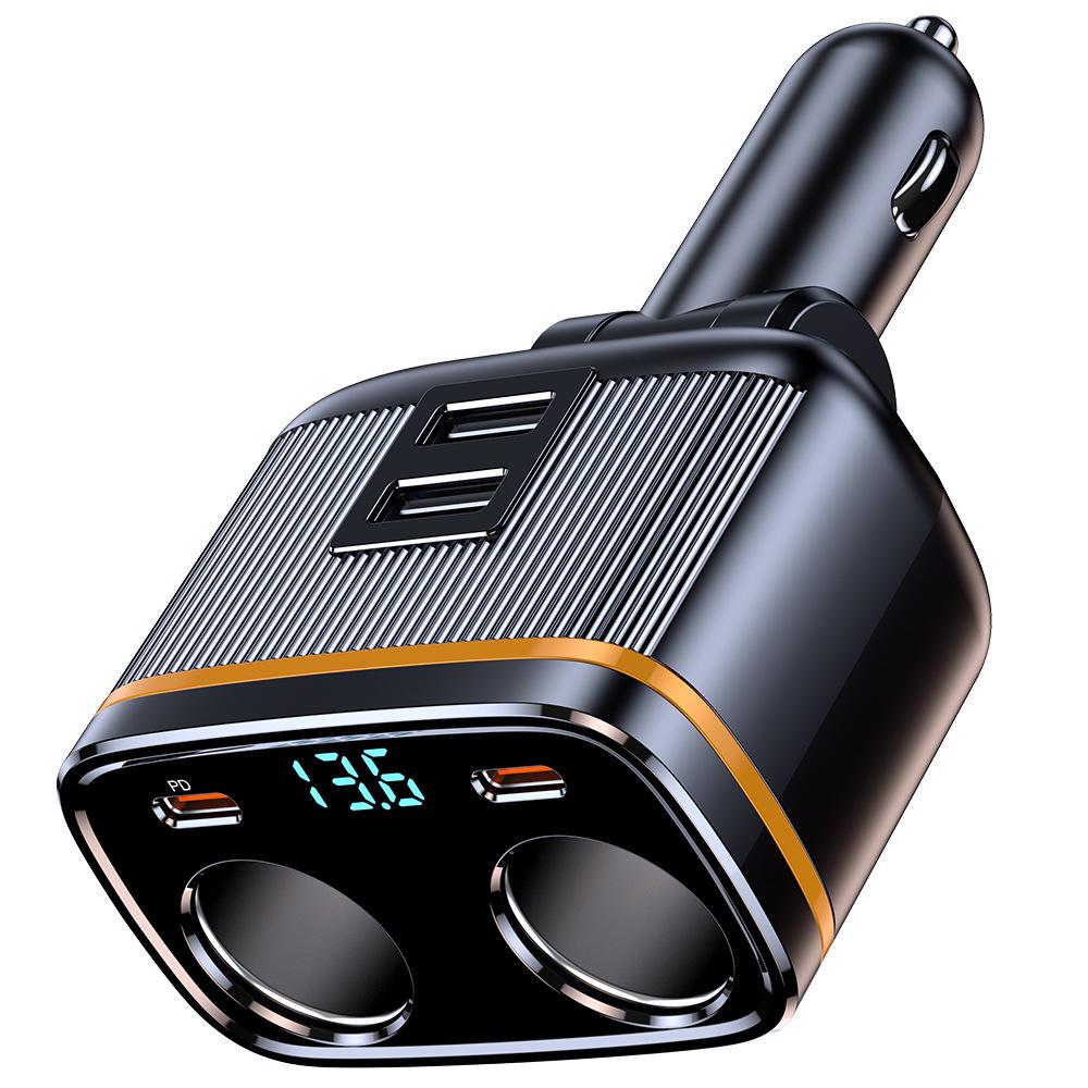 C27 Dual-Port Car Cigarette Lighter Extender with PD45W Fast Charging
C27 Dual-Port Car Cigarette Lighter Extender with PD45W Fast Charging