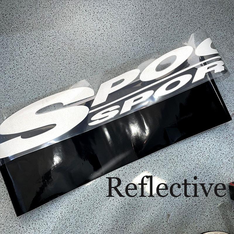 SPOON Front Windshield Sticker Car Vinyl Sticker Universal Waterproof Race Car Body Truck Bumper Rear Window Decal Accessories чорний
SPOON Front Windshield Sticker Car Vinyl Sticker Universal Waterproof Race Car Body Truck Bumper Rear Window Decal Accessories чорний