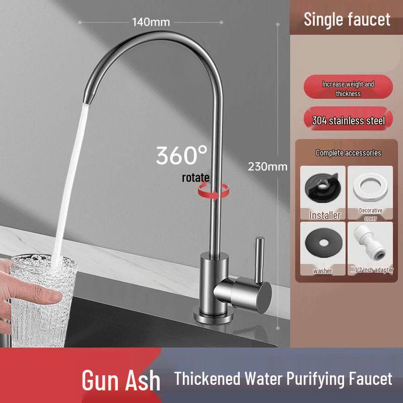 TLXT 304 Stainless Steel Water Purifier Faucet
TLXT 304 Stainless Steel Water Purifier Faucet