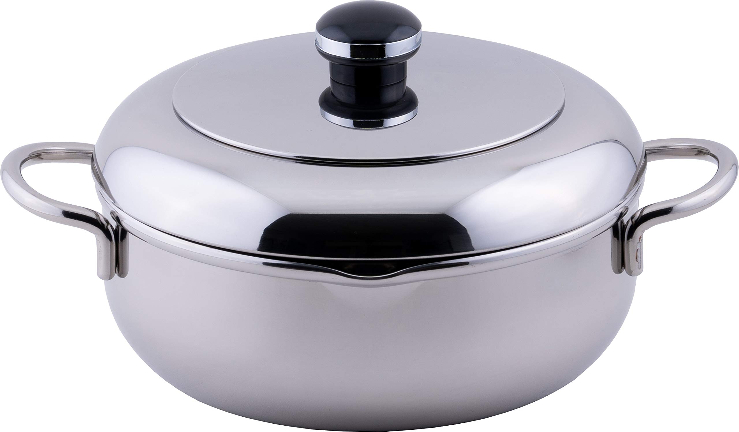 Miyazaki Seisakusho Object The Tempura Two Handed Pot 22cm Made in Japan 5 Year Warranty IH Compatible Lightweight OJ-45 
Miyazaki Seisakusho Object The Tempura Two Handed Pot 22cm Made in Japan 5 Year Warranty IH Compatible Lightweight OJ-45