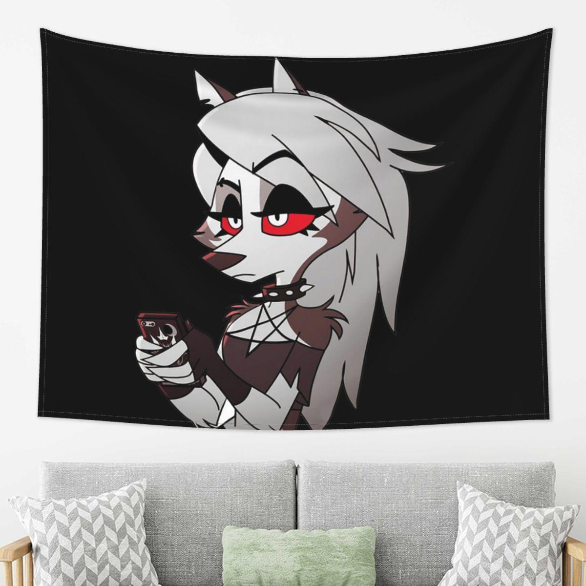 Helluva Boss Loona Tapestry Wall Hanging Aesthetic Home Decor Tapestries for Dorm Room 74x94cm(29x37in)
Helluva Boss Loona Tapestry Wall Hanging Aesthetic Home Decor Tapestries for Dorm Room 74x94cm(29x37in)