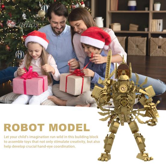 Игрушка-конструктор Clockman, подвижный шарнирный робот, фигурка, детская развивающая сборная игрушка, украшение для рабочего стола, подарок на день рождения для мальчиков и девочек A
Игрушка-конструктор Clockman, подвижный шарнирный робот, фигурка, детская развивающая сборная игрушка, украшение для рабочего стола, подарок на день рождения для мальчиков и девочек A